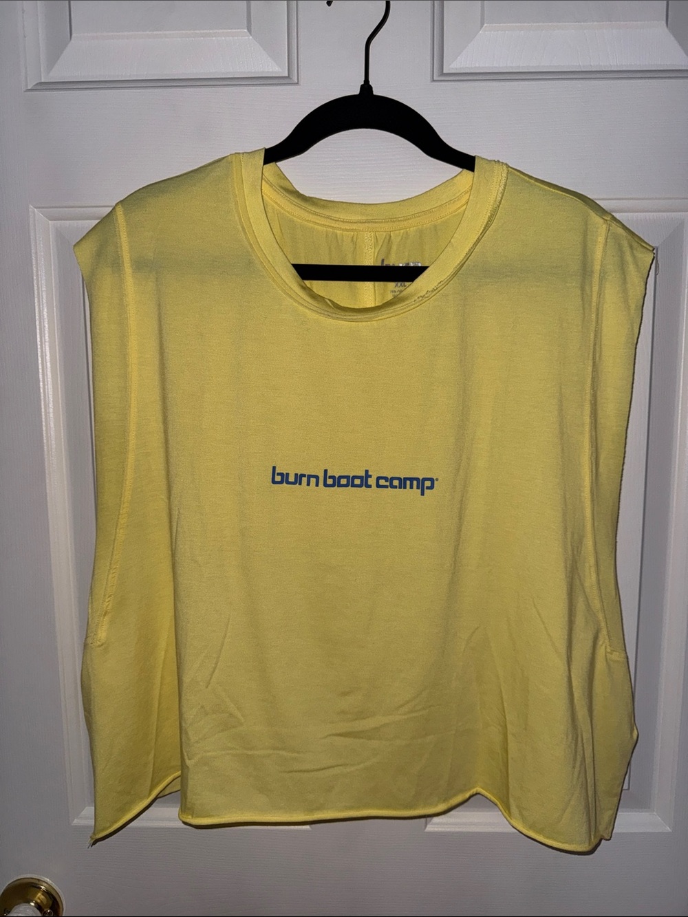 Burn Boot Camp Women's Yellow Sleeveless Tee